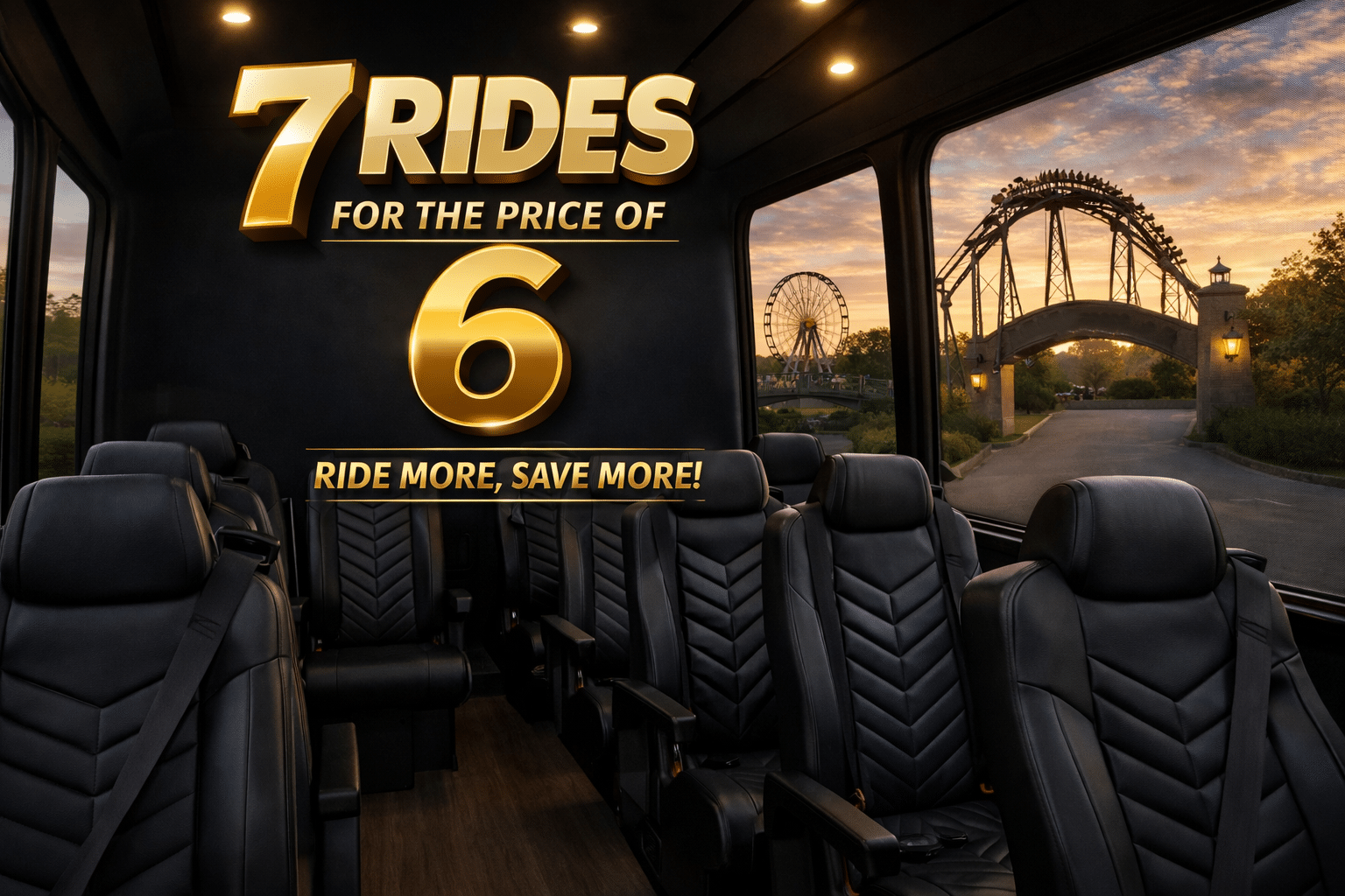 7 Rides for the Price of 6 Shuttle Image